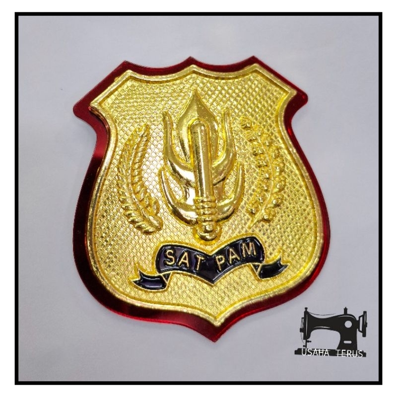 Pin Kewenangan Satpam Pin Kewenangan SATPAM Gold