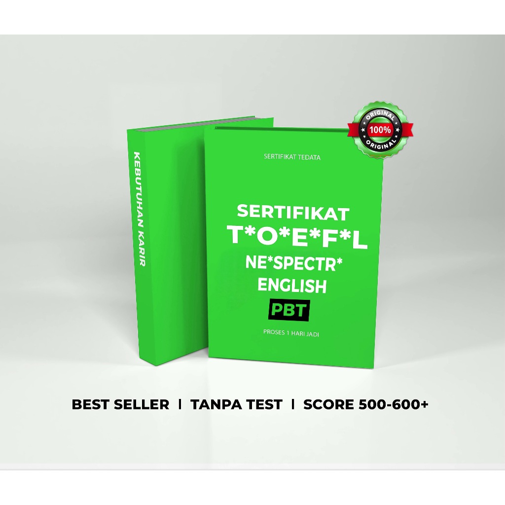 

SERTIFIKAT T**FL NE*SPECTR* ENGLISH RESMI TEKNIS ONLINE