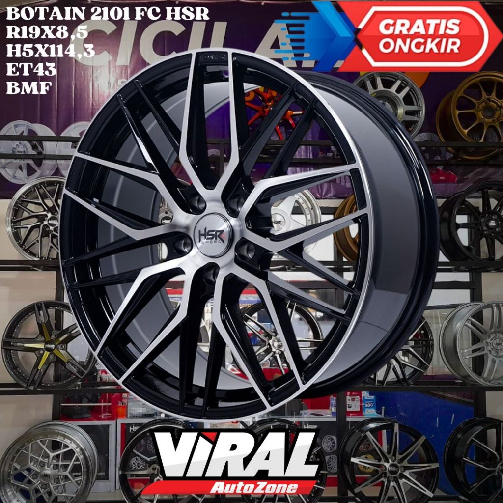 Velg Mobil MAZDA CX5 , CRV , ALMAZ , ALPHARD , HSR BOTAIN FC RING 19 R19