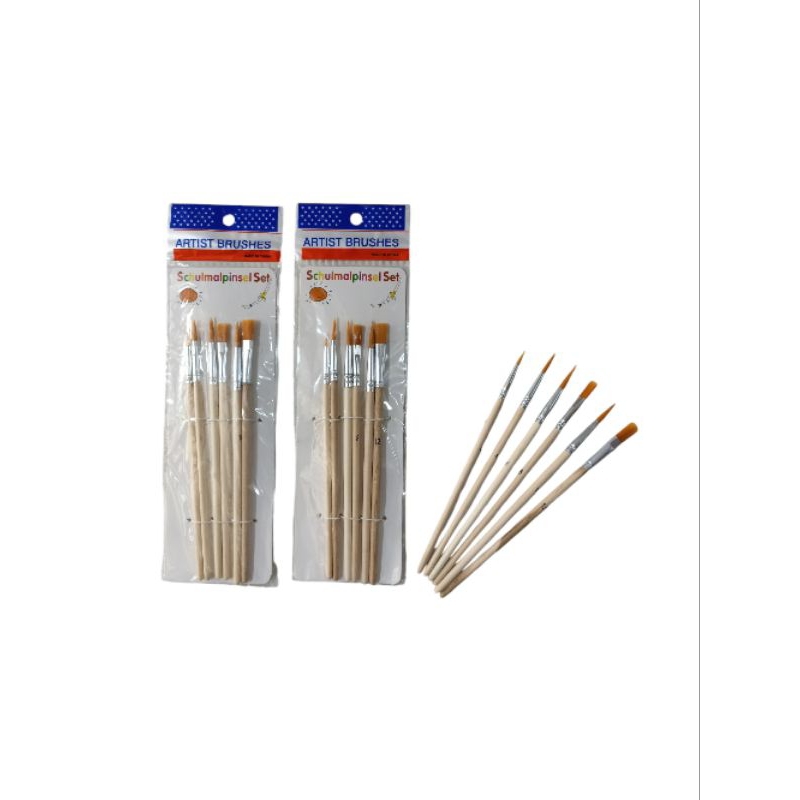 

kuas lukis set isi 6 ...
