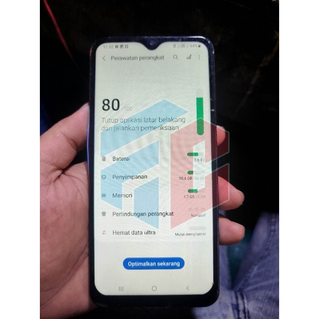 MESIN SAMSUNG A20 NORMAL