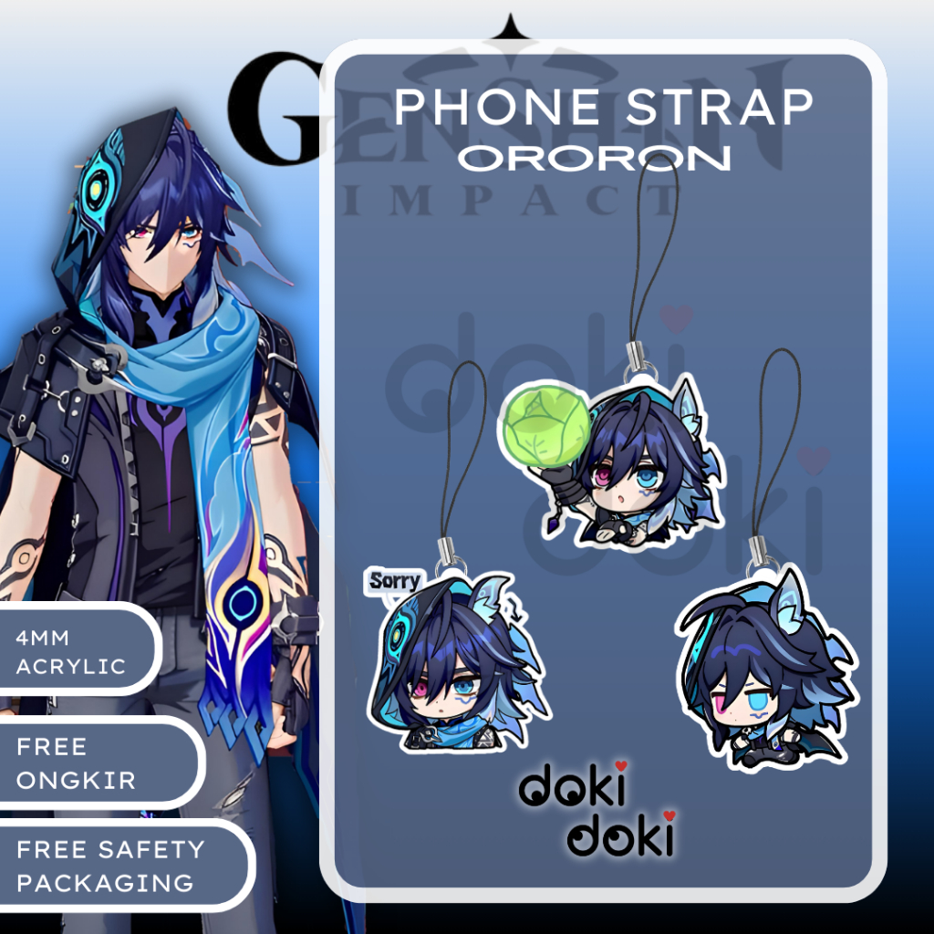 PHONE STRAP ORORON GENSHIN IMPACT