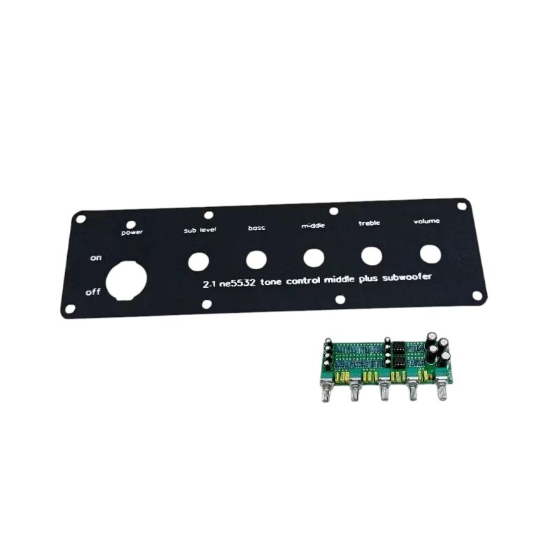 PANEL DEPAN Tone control stereo 2.1 subwoofer ne5532