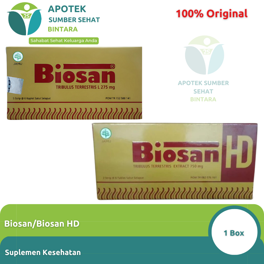 Biosan/Biosan HD Kapsul - Meningkatkan Stamina Pria