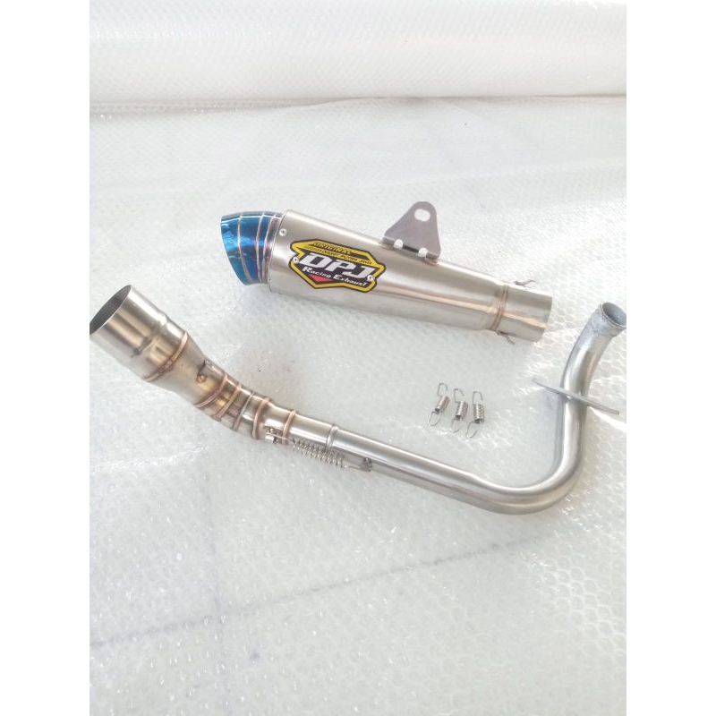 KNALPOT RACING DPJ UJUNG BIRU VARIO BEAT NMAX PCX AEROX MIO SPIN GENIO SOUL ADV DLL COD