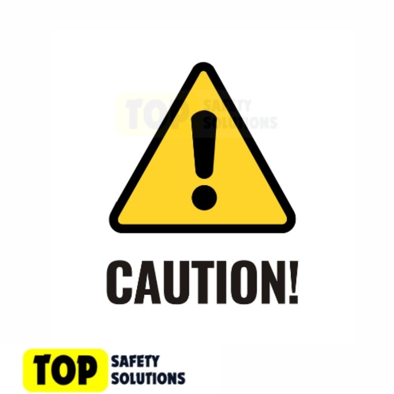 

Stiker Vinyl "Caution" – Stiker Peringatan Tahan Cuaca, Cocok untuk Keamanan & K3|Best Seller|Terlaris
