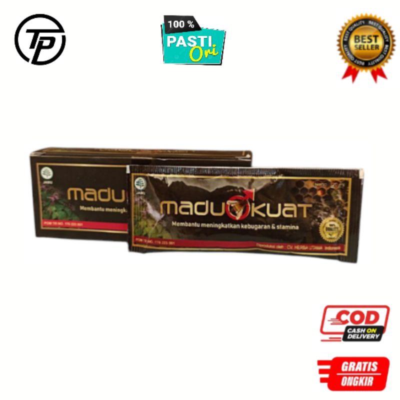 

MADU KUAT MADU ASLI jual per 1 kotak isi 5 sachet