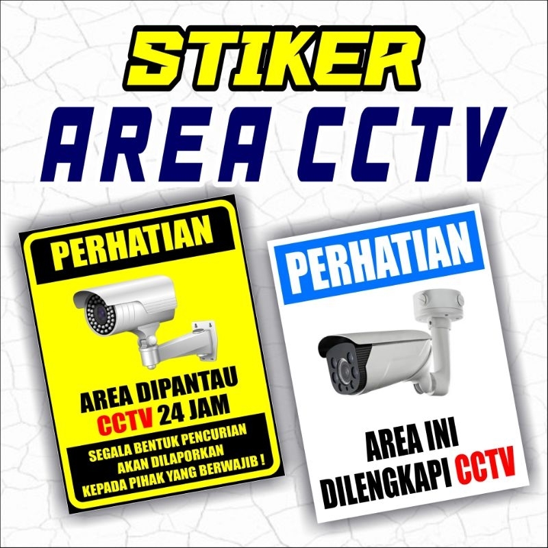 

STIKER CCTV/STCKER AREA CCTV