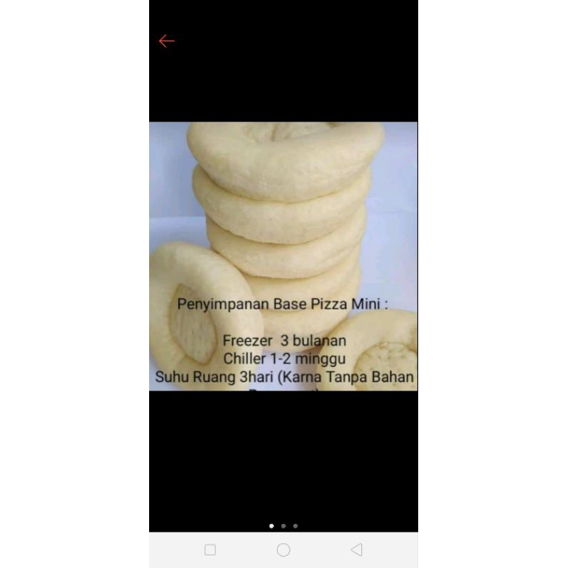 

Pizza Mini Crunchy Ukuran 10cm Polos ( isi 5 pcs )
