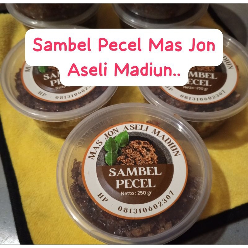 

Sambel Pecel Mas Jon, Aseli Madiun, 250 GR