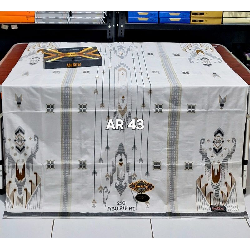 SARUNG ABU RIFAT SONGKET MOTIF TERBARU ORIGINAL