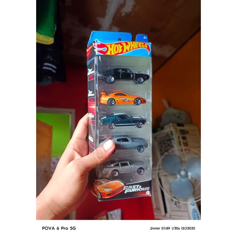 HOTWHEELS BOX 5pcs FAST N FURIOUS PREMIUM