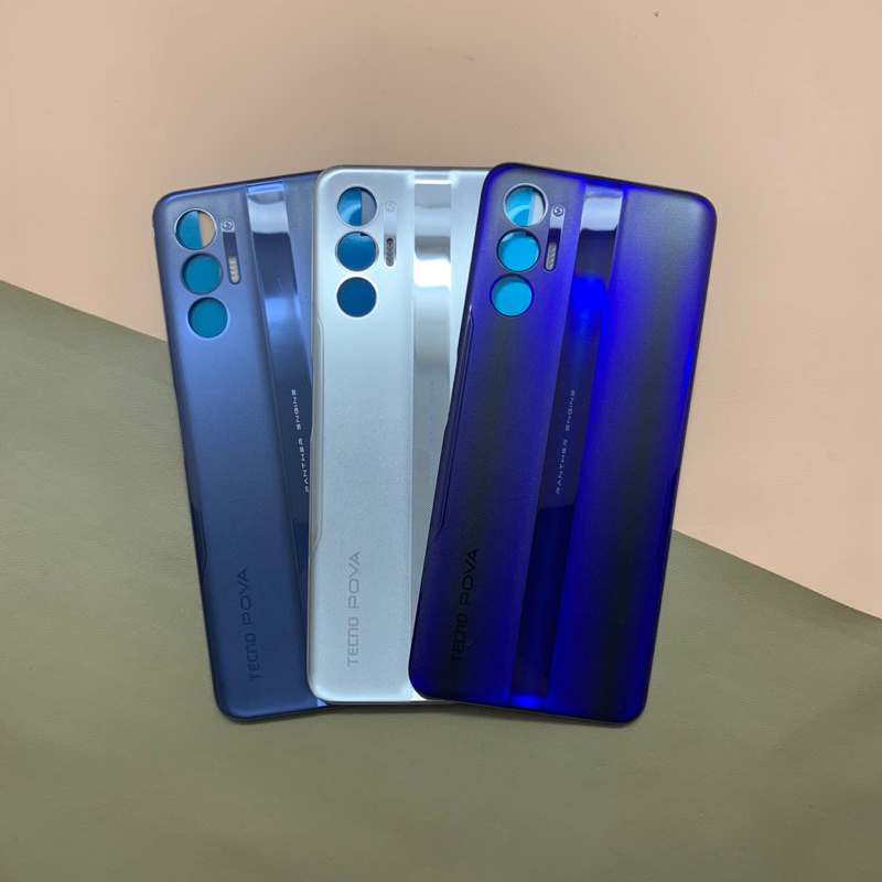 BACKDOOR CASING COVER TUTUP BELAKANG TECNO POVA 3 LF7n ORIGINAL COPOTAN