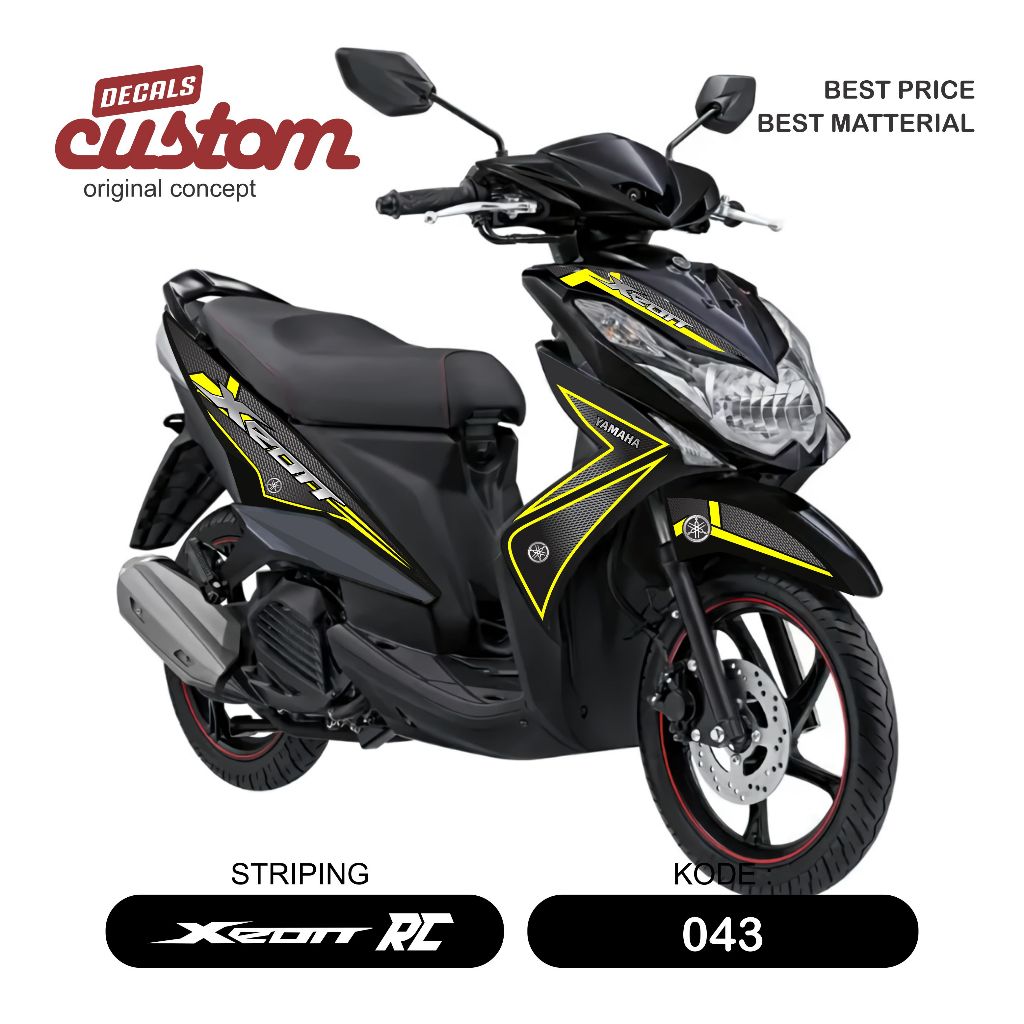 stiker motor yamaha xeon rc 125 striping xeon stiker motor yamaha xeon rc