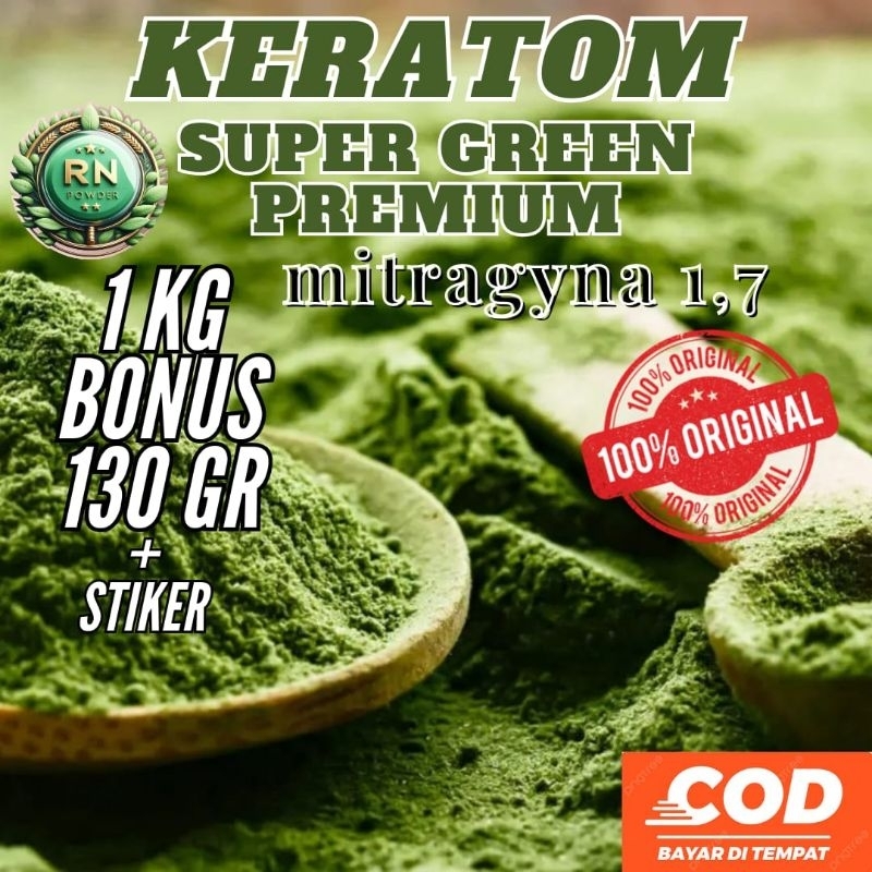 

[Original] gratis 130 GRAM S+ A+ bubuk purli bubuk daun purli bubuk purlik sgreen
