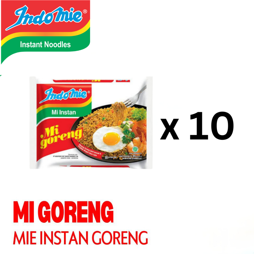 

Indomie goreng x 10 pcs PAKET HEMAT