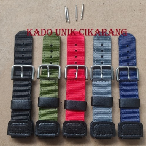 Tali Strap Nilon Kanvas Untuk Jam Tangan Casio  DW-5600 DW5600 DW-5610 GW-B5600 GLS-5600 GW-M5610 Gr