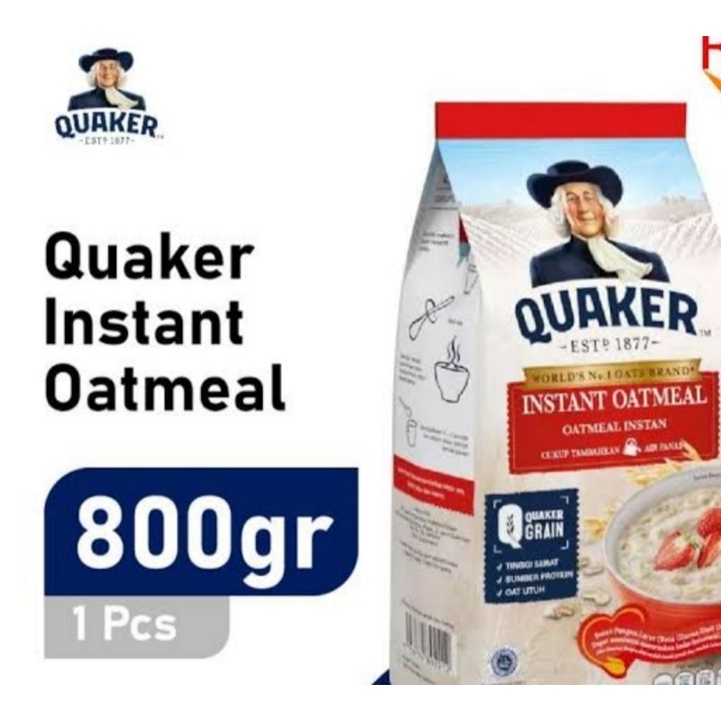 

Quaker instan oetmeal 800 gram