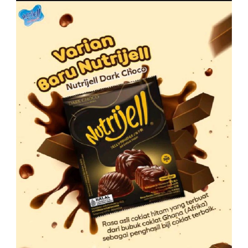 

N_S_Y Nutrijell Dark Choco 12gram