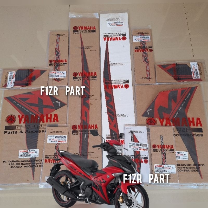 STRIPING GRAPHIC MX KING MERAH Y15Z Y15ZR  EXCITER150 2016 2017  ORIGINAL YAMAHA