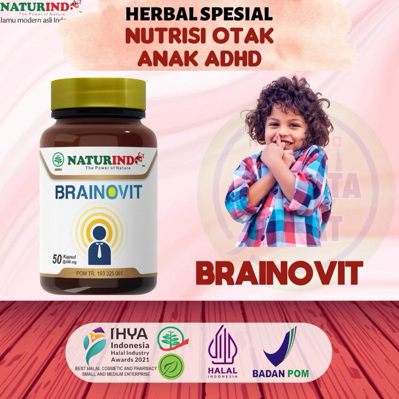 

Naturindo Brainovit Brainofit Obat Herbal Suplemen Nutrisi Otak Spesialis Penambah Daya Ingat Mencegah Mengatasi Demensia Pikun Mudah Lupa