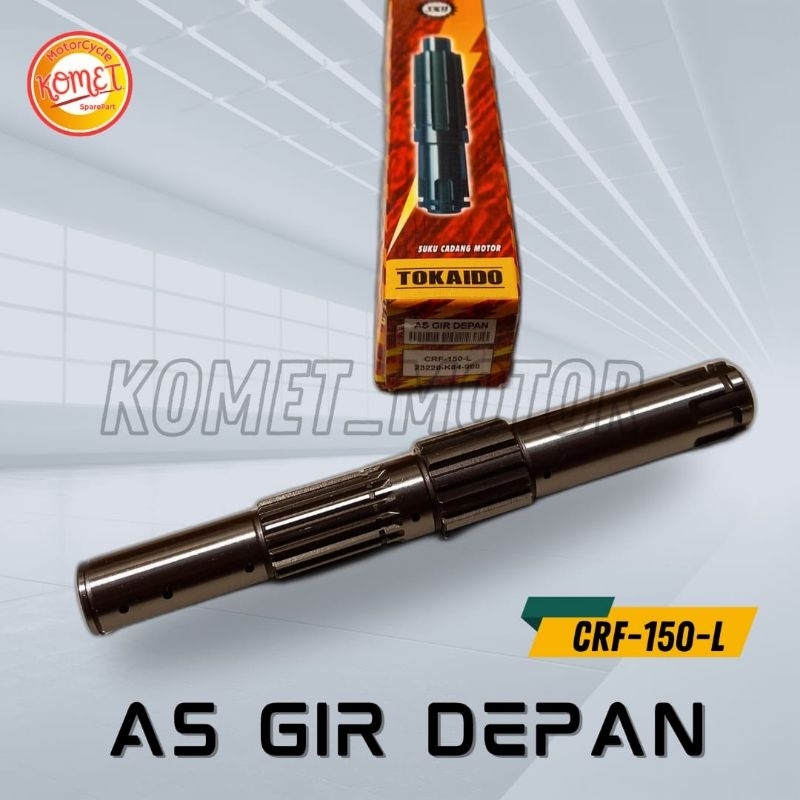 [KOMET] AS GEAR DEPAN AS GIR CRF 150 / MEGAPRO MONO FI / VERZA 150 [TKD]