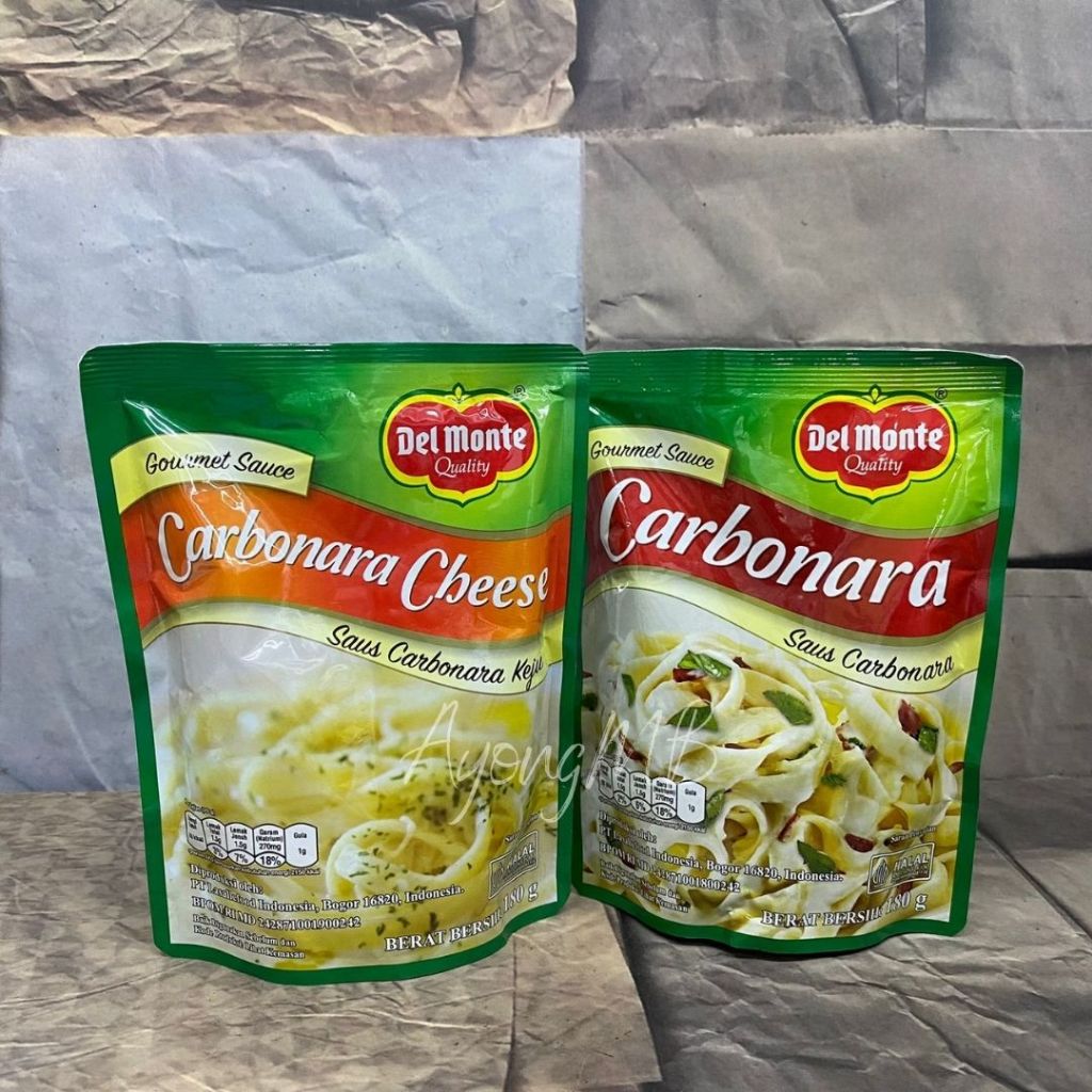 

DELMONTE SAUS CARBONARA / CARBONARA CHEESE180GR