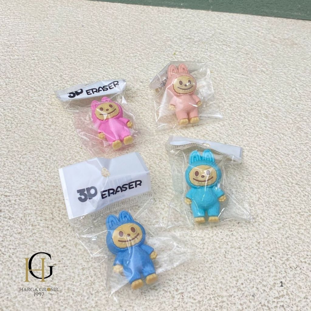 

ERASER HAPUSAN LABUBU LUCU IMUT KADO UNIK SOUVERNIR TERMURAH SATUAN MINIATUR 3D ECERAN ER-1693