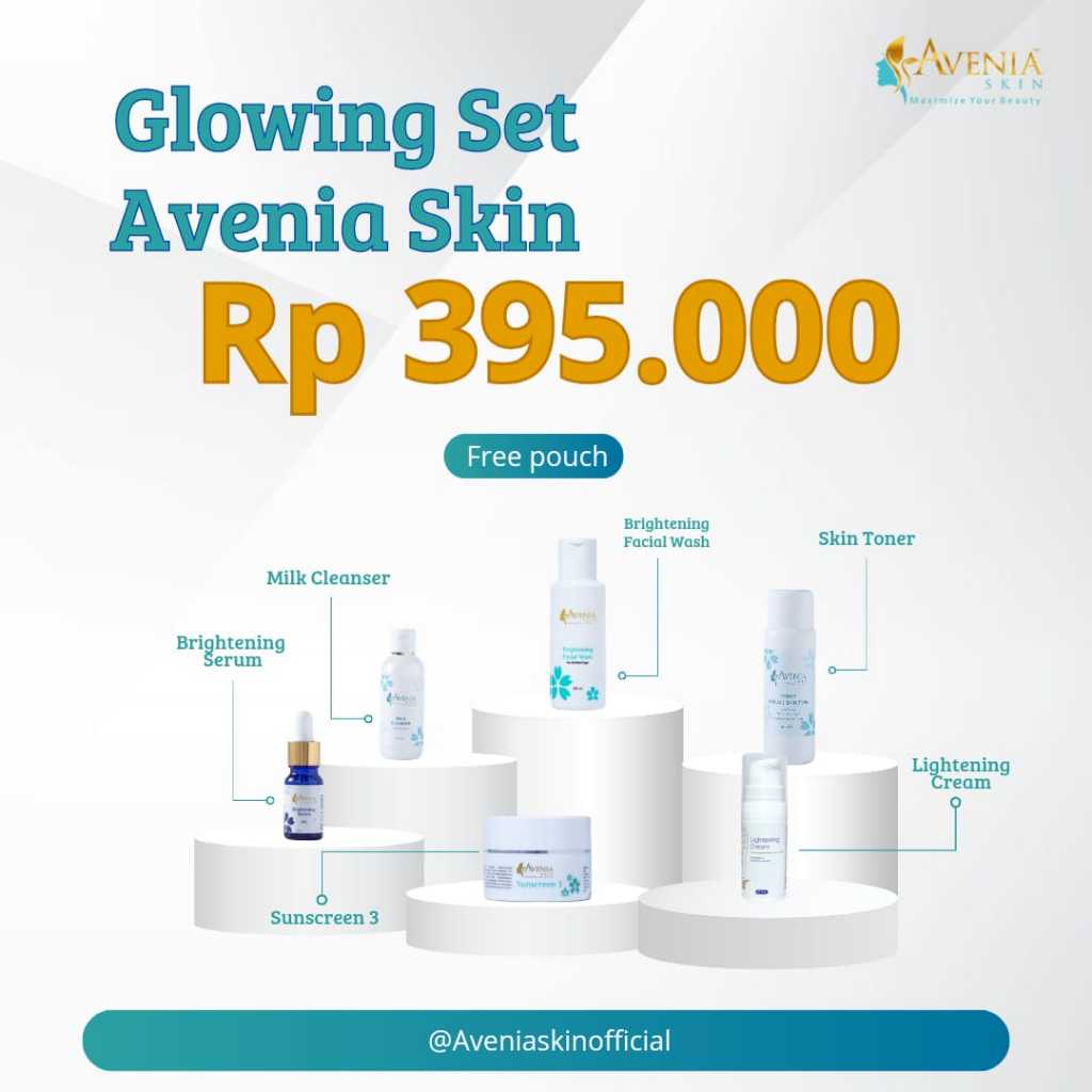 PAKET GLOWING SET AVENIA SKIN