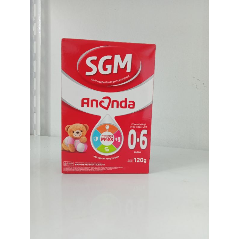 

SUSU SGM ANANDA 0 - 6 BULAN (120GR)