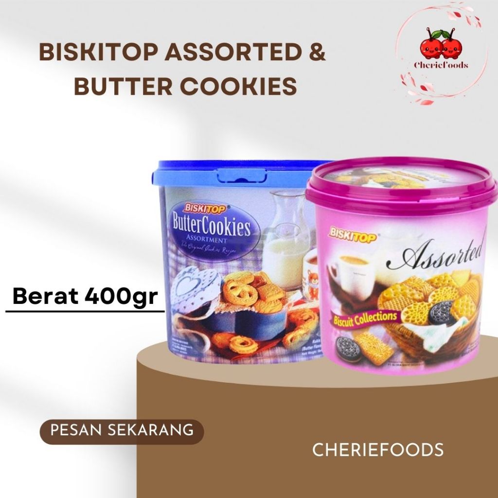 

BISKITOP BISKUIT EMBER 400gr | ECER & GROSIR | COCOK UNTUK SAAT LEBARAN & CEMILAN | HALAL