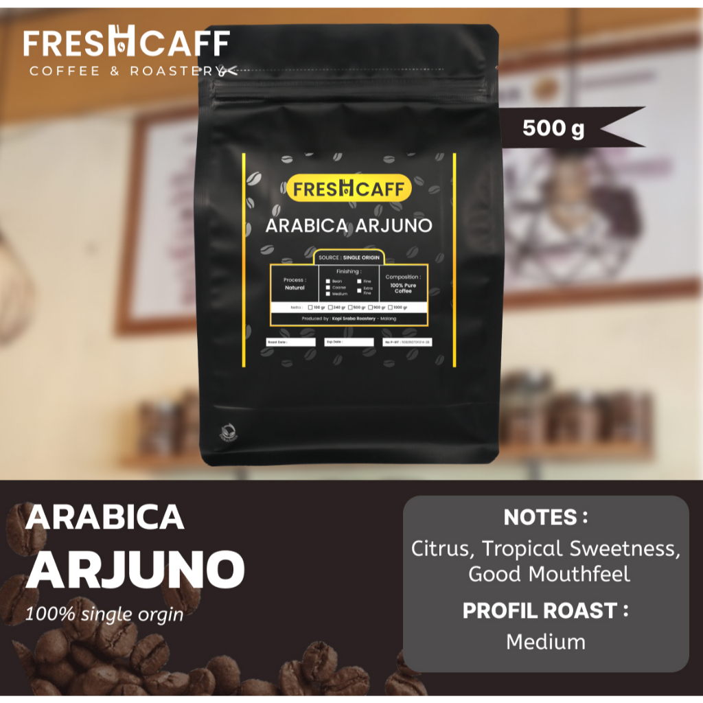 

Kopi Arabica Arjuno Murah 500 gram