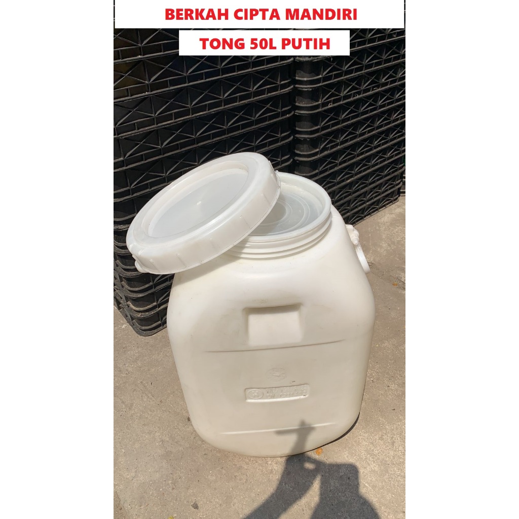 Tong Sampah 50Liter bekas Drum Air 50L Tong drum 50 Liter