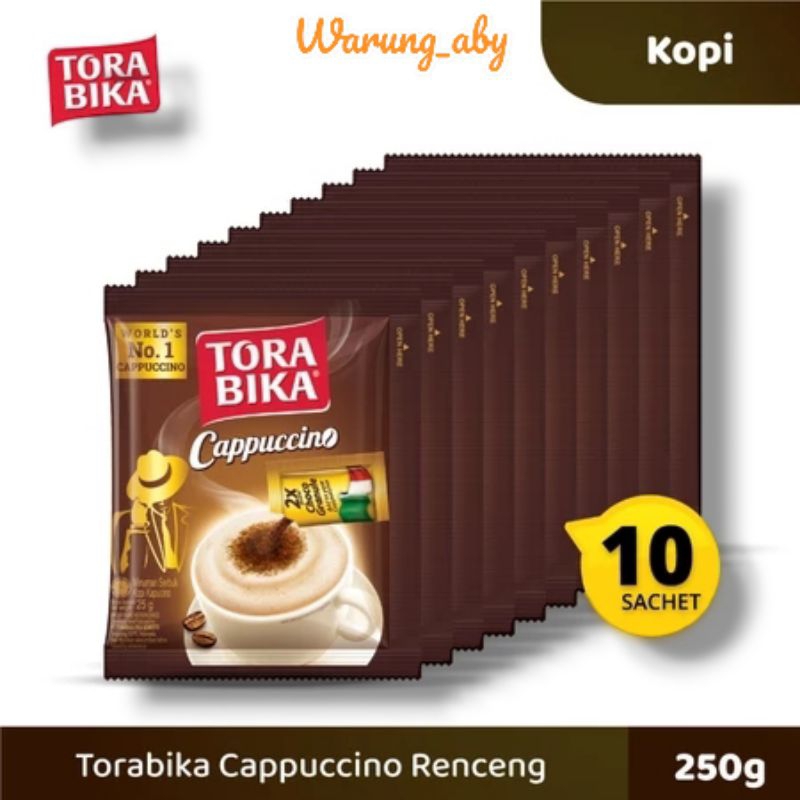 

Torabika Cappuccino Isi 10 Sachet | Torabika Cappuccino Rencengan
