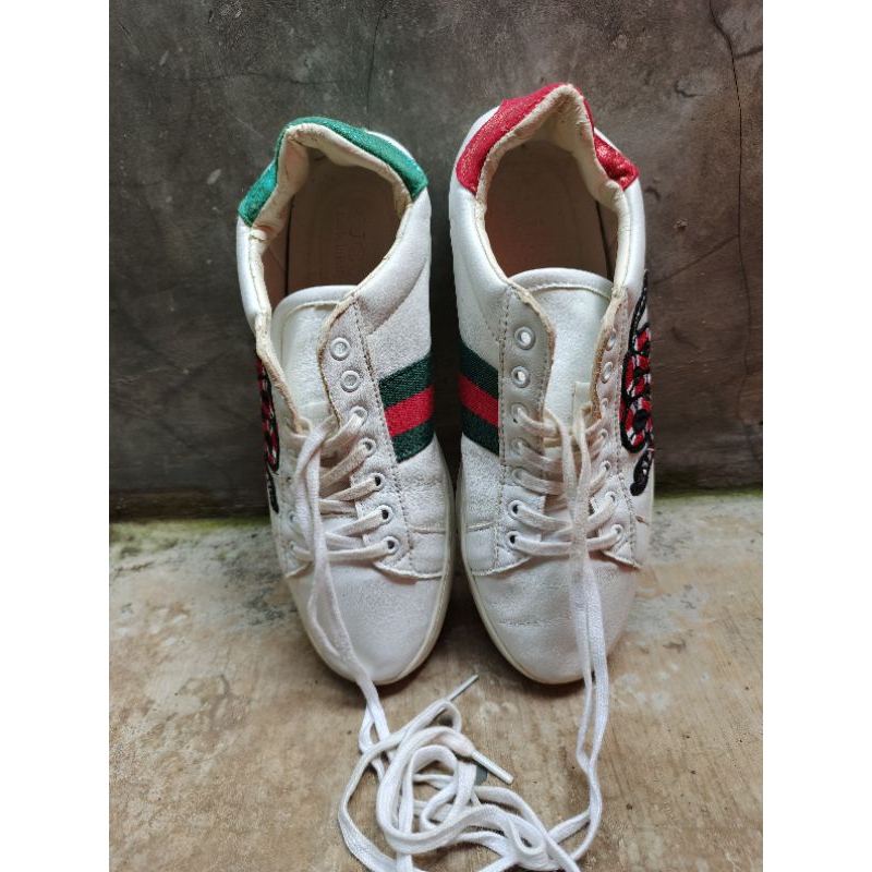 Sepatu GUCCI Snake 100% original second ITALY