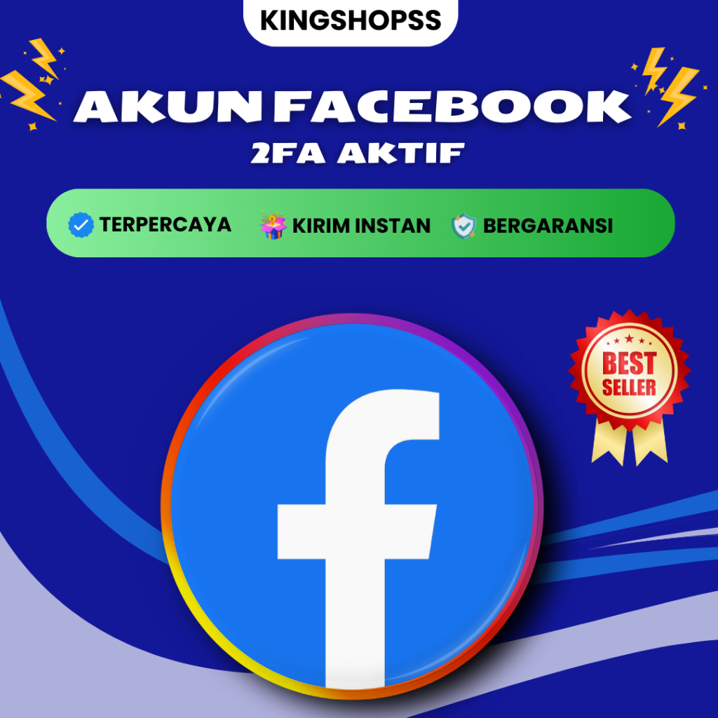 Akun fb 2fa Aktif & Tua kuat | Bergaransi akun facebook kuat akun fb ads | akun facebook marketpleac