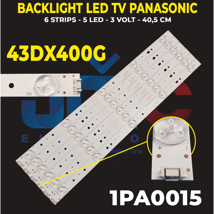 BACKLIGHT TV LED PANASONIC 43 INCH TH-43DX400G TH43DX400G 43DX400G TH43DX400
