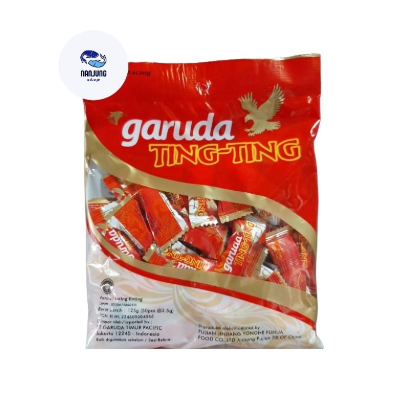 

Garuda Ting-Ting Permen Kacang 125gr (50 pcs @2,5gr)