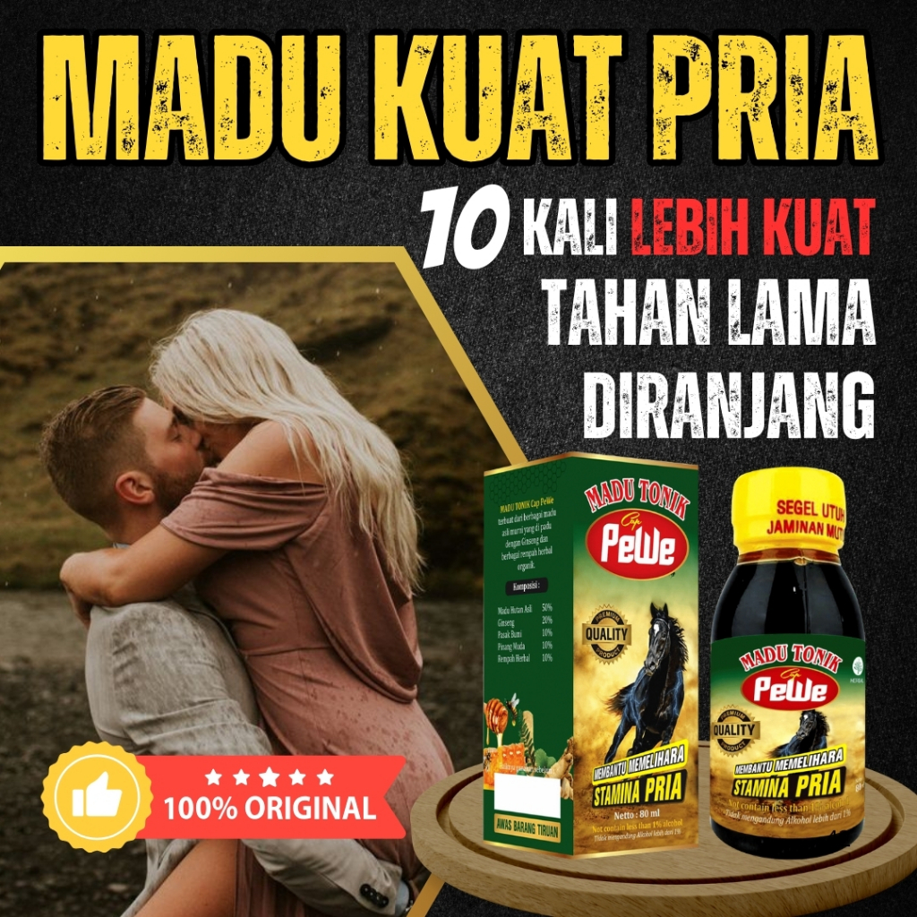 

Madu Pewe Original Madukuat Herbal Alami Tingkatkan Performa Pria Perkasa Kuat Tahan Lama Di Ranjang