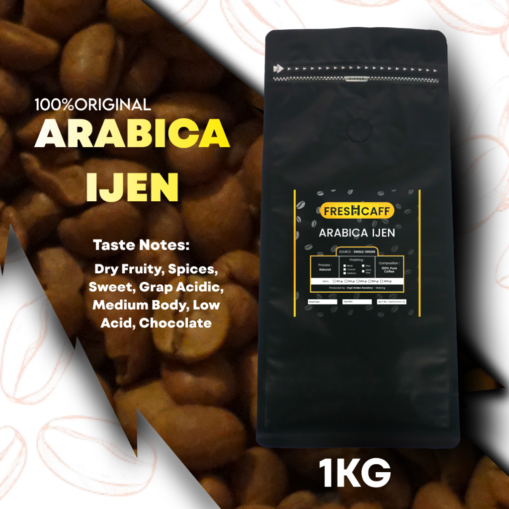 

Kopi Arabica Ijen Murah 1 Kg (netto 1000 gram)