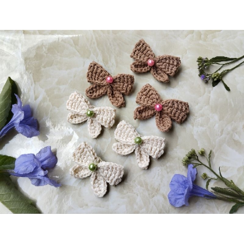 Bros Rajut|Bros Rajut bunga Handmade||Bros Hijab Rajut||Bros Kerudung Handmade||Crochet||Pin hijab |