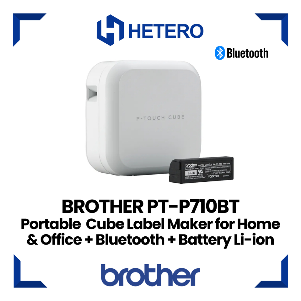 

BROTHER Printer Label Maker PT-P710BT with Bluetooth