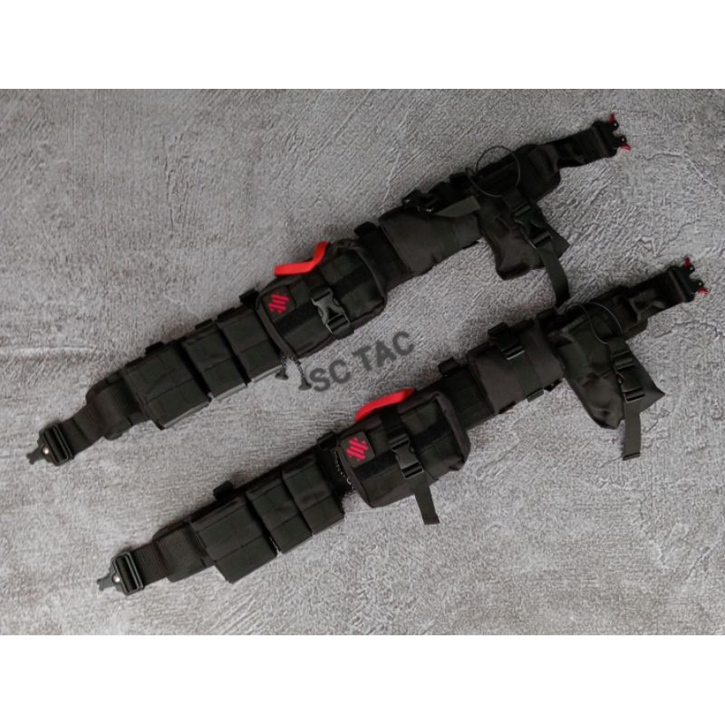 Kopel Tactical Hitam Set/Kopel Tactical Dublikat Jatah Brimob
