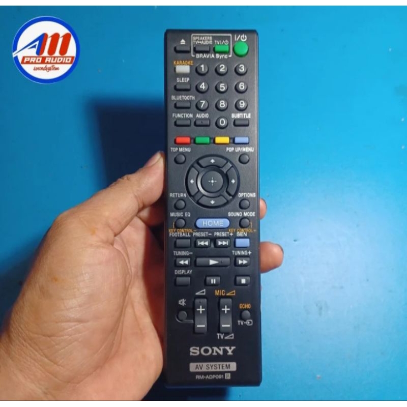 REMOTE HOME THEATER SONY BLURAY RM-ADP091 ORIGINAL