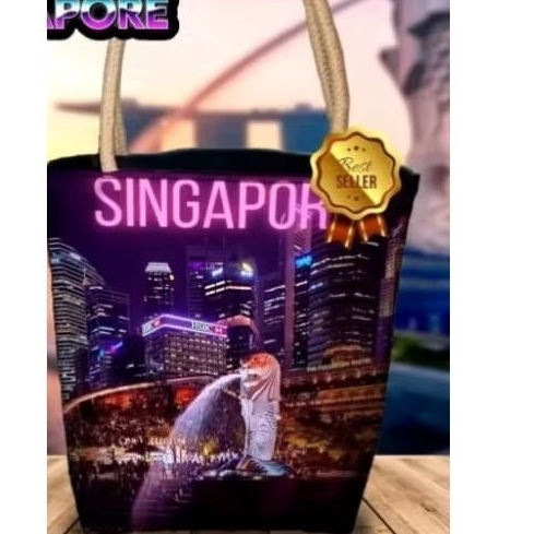 SOUVERNIR TAS/TOTE BAG SINGAPORE