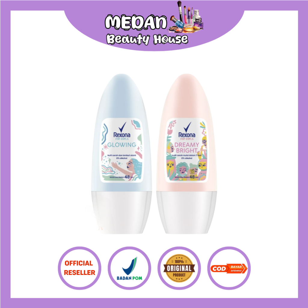 REXONA DEODORANT ROLL ON (50ML cewek)