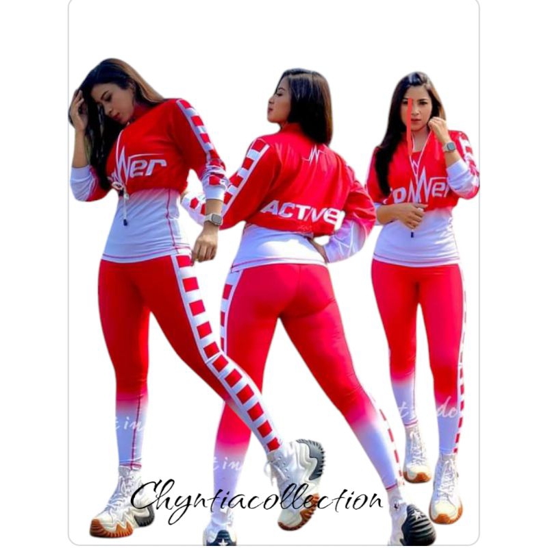 BAJU SENAM , STELAN AEROBIC SXB SPORT POWER ACTIVE SIX