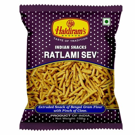 

Ratlami Sev Haldiram / Snack India Cemilan Haldirams 150 Grams