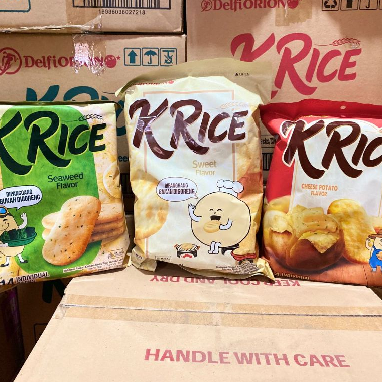 

Delfi Krice krekers beras panggang isi 14 pcs