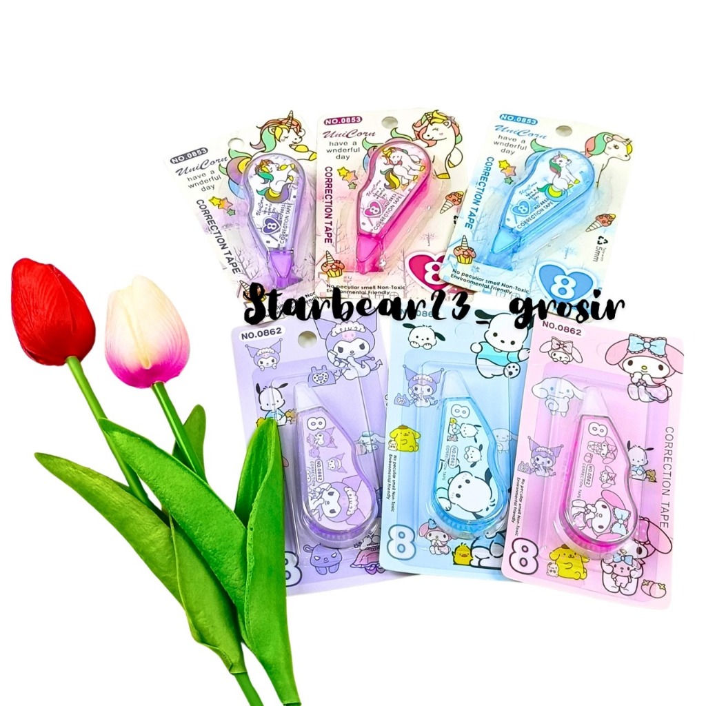 

correction tape mini motif unicorn